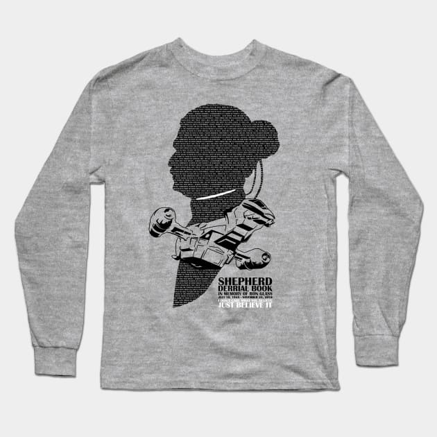 Ron Glass Memorial Long Sleeve T-Shirt by bigdamnbrowncoats